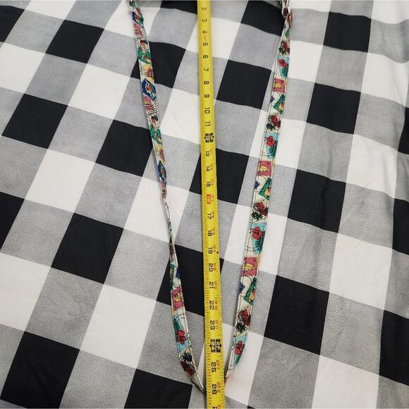 Vera Bradley Cuban Stamps Triple Zip Crossbody Bag Purse - Picture 8 of 12